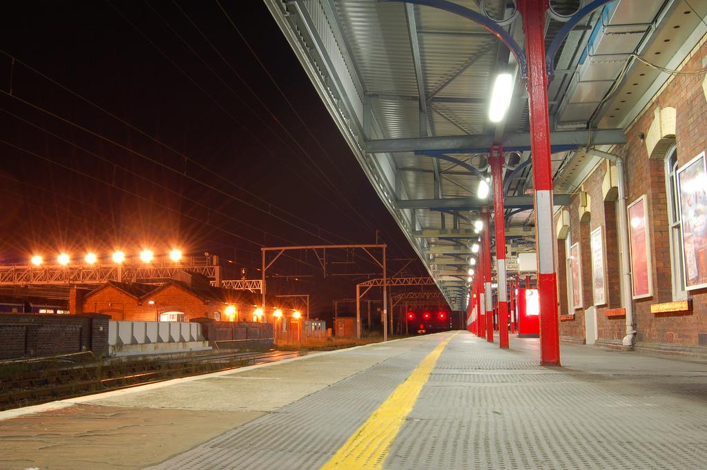 Stockport Station at Night