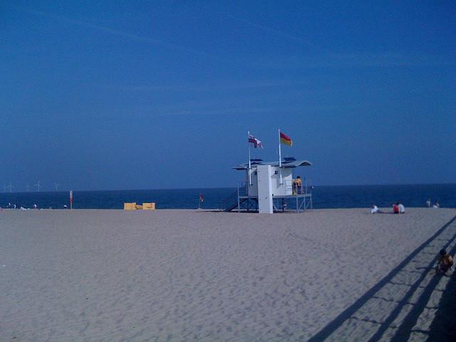 Lifeguard station at Great Yarmouth jetty